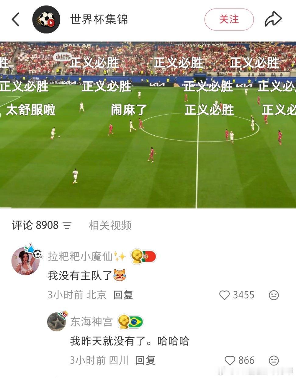 比惨大会不敢笑 我怕我明天也没有主队了非正经观战世界杯