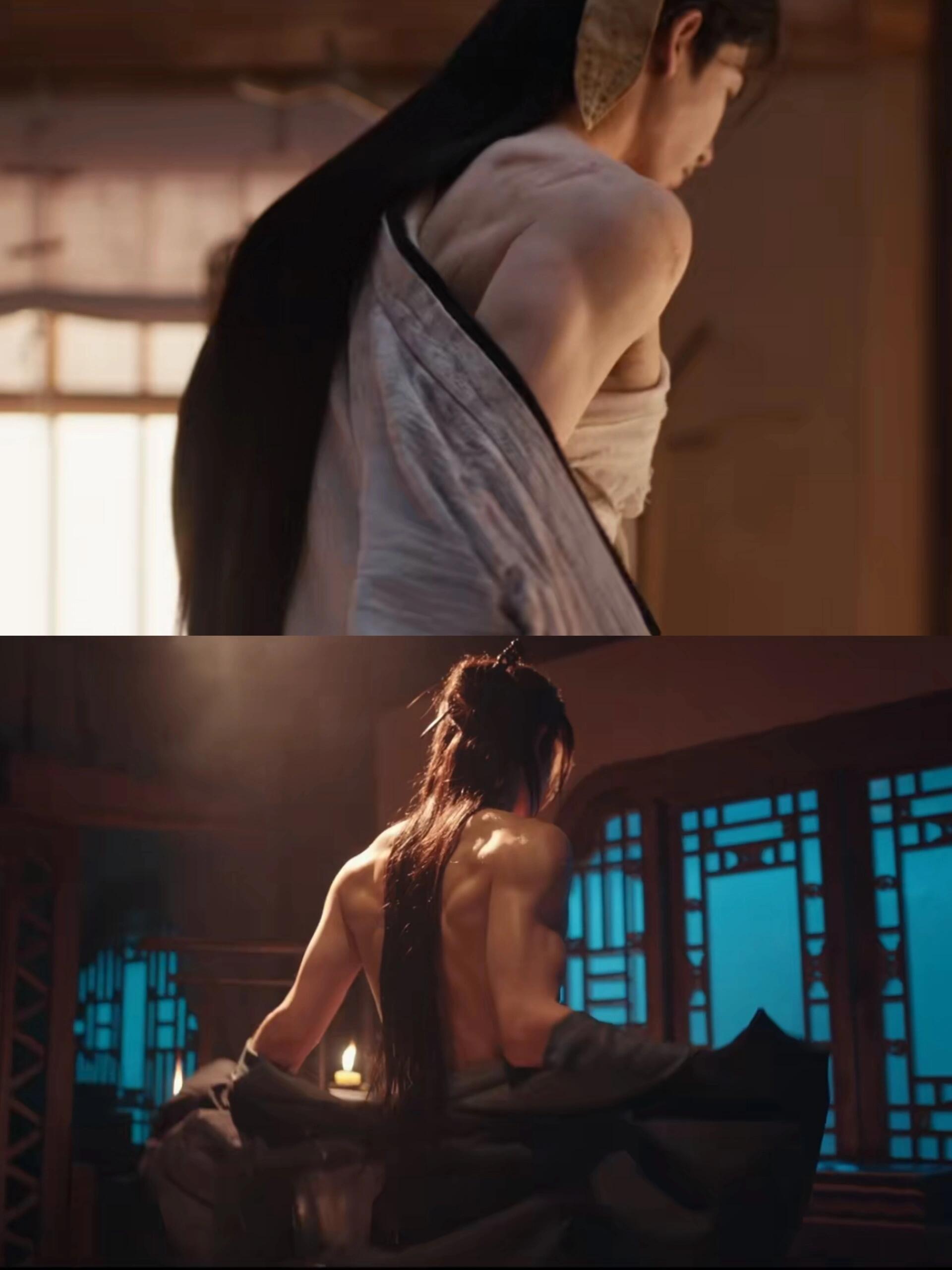 女婿第一步何与见岳父何润东摸完何与肌肉后不笑了 岳父上手一摸，很好很好，俺们西北