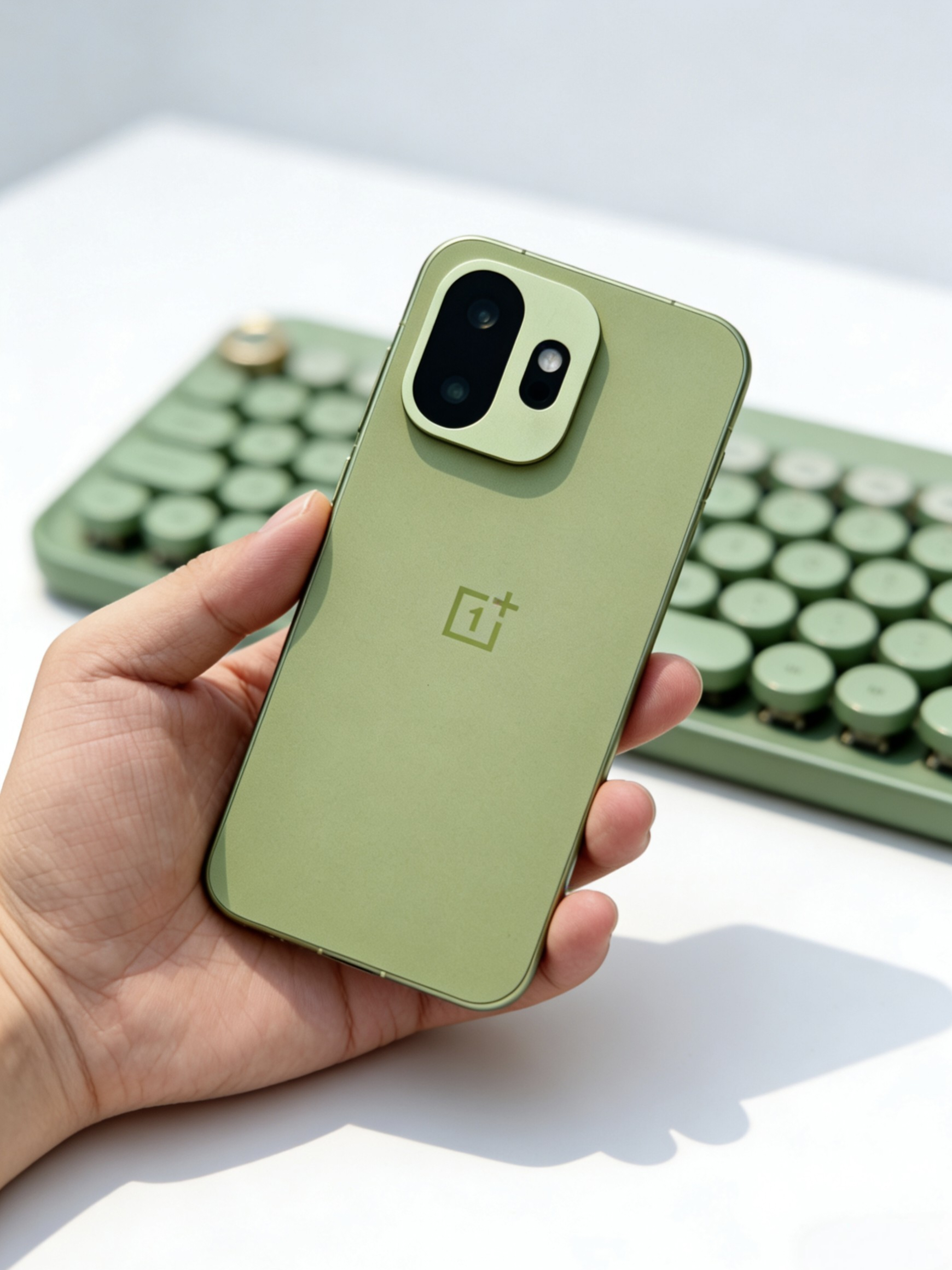 彩色手机玩过不少，但一加15T这个绿色调得真心舒服～清爽、活力又青春！完全就是给