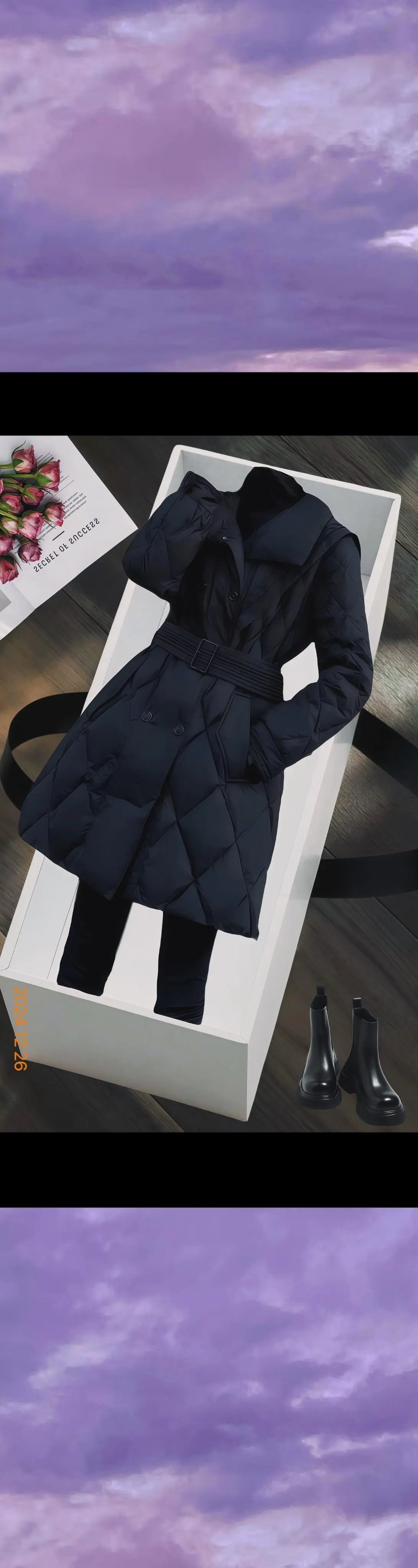 这件棉服上身很好看！修身的版型恰到好处地勾勒出身材曲线，视觉上拉长身形...