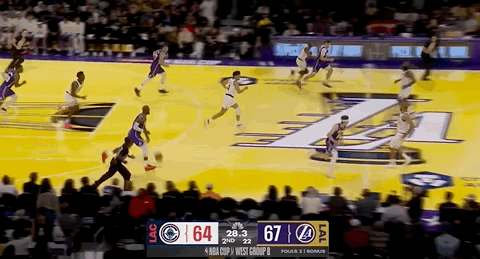 这个漂亮！詹姆斯不看人妙传，拉拉维亚！ 快船vs湖人