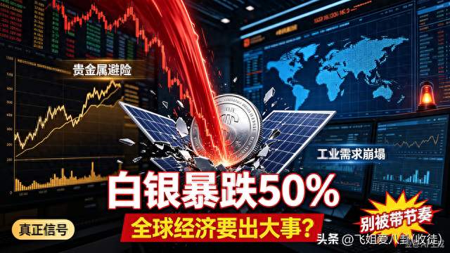 白银惨遭腰斩暴跌50%！暗藏经济危险信号，多数人都看错了