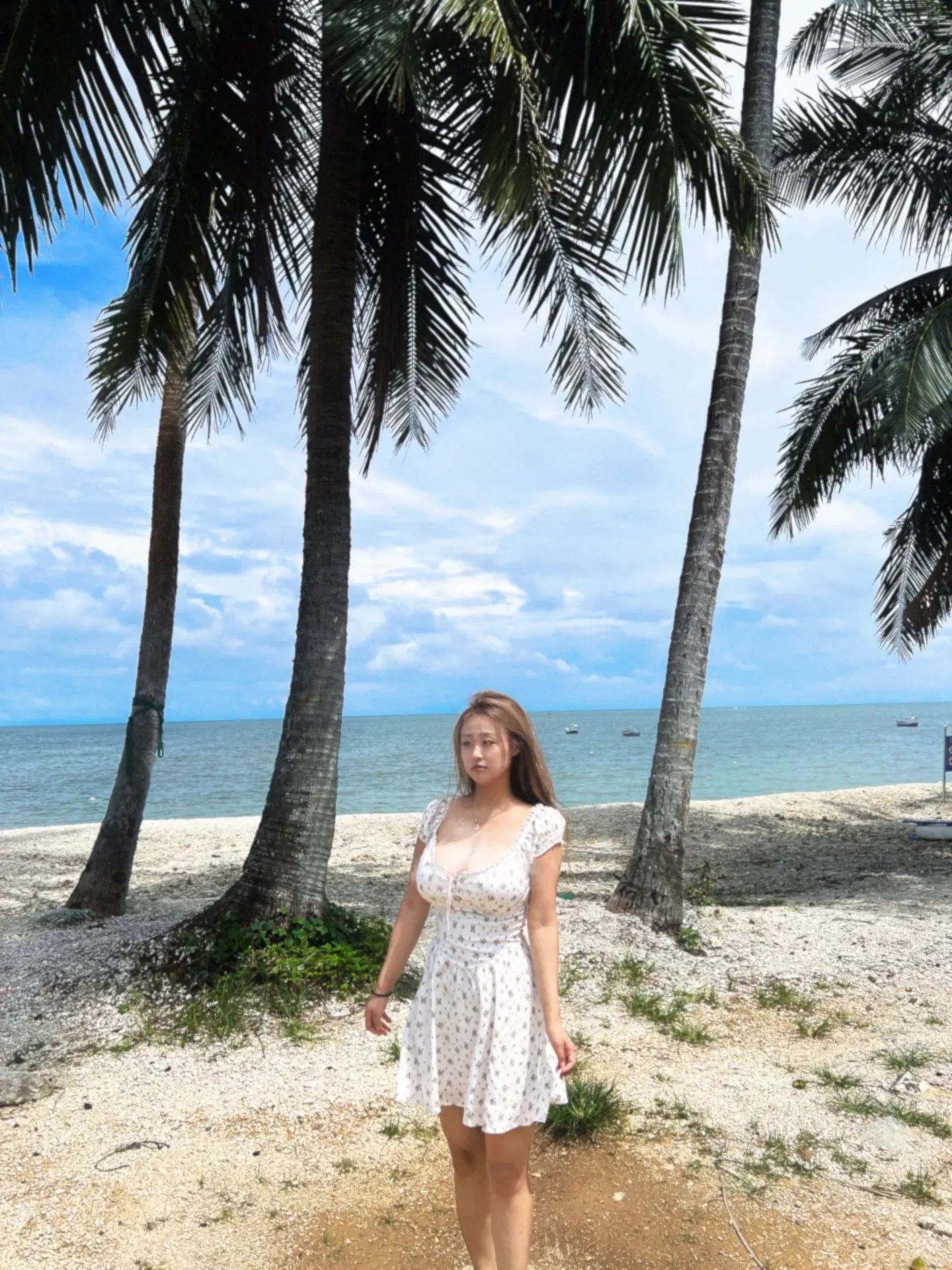 我对无尽夏的海许愿 希望我们都能很开心