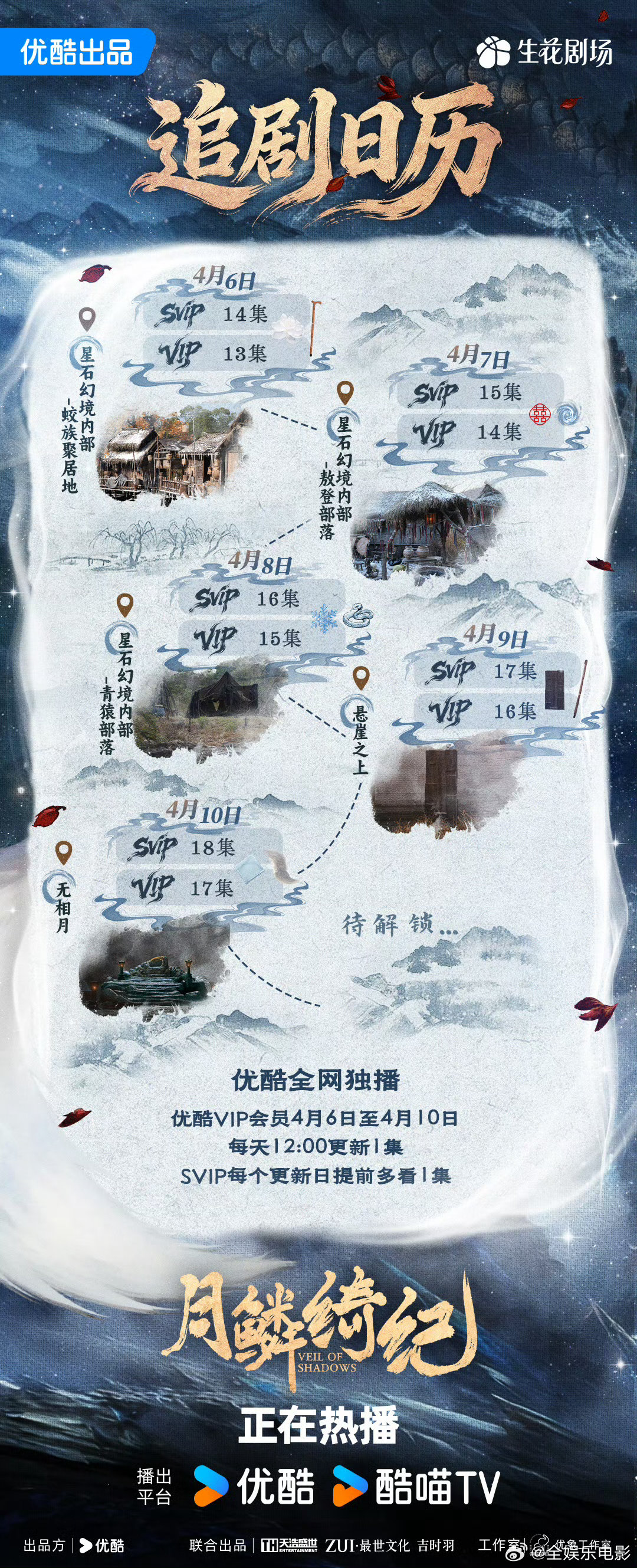 月鳞绮纪单更鞠婧祎，曾舜晞，陈都灵，田嘉瑞月鳞绮纪今天开始单更了 