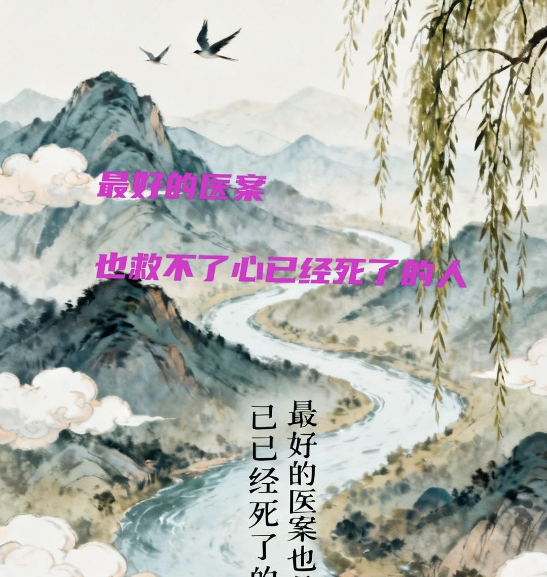 院士说，医生和药只能帮你一把，关键的还是你自己要好，你自己不好，别人怎么也治也救