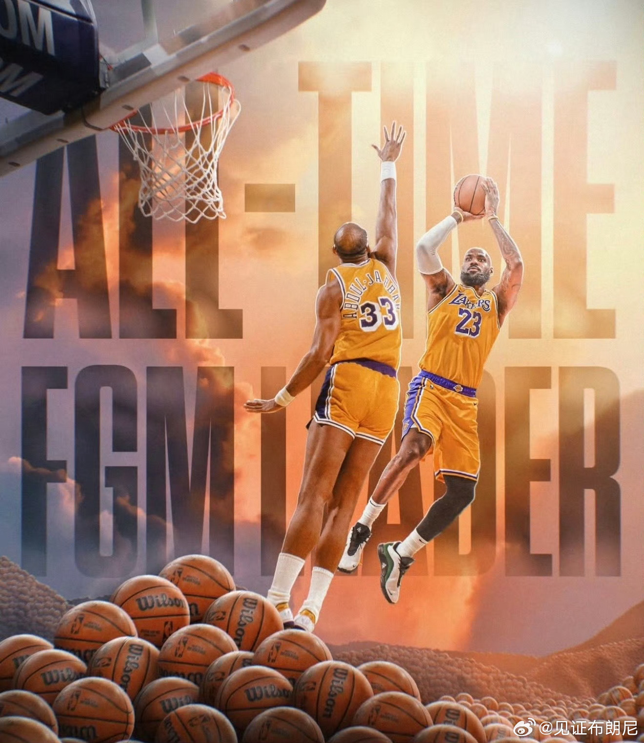 恭喜詹姆斯成为NBA历史总进球数榜的第一！詹姆斯生涯进球数历史第一