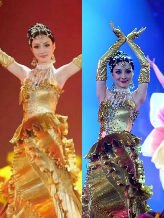 回顾历年金鹰女神造型2006刘亦菲（19岁）   2008李小璐（27岁）201