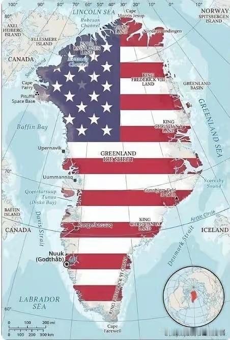 美国国土的面积，弄不好真的要扩大了。

丹麦同意与美国成立一个对接小组，就美国收