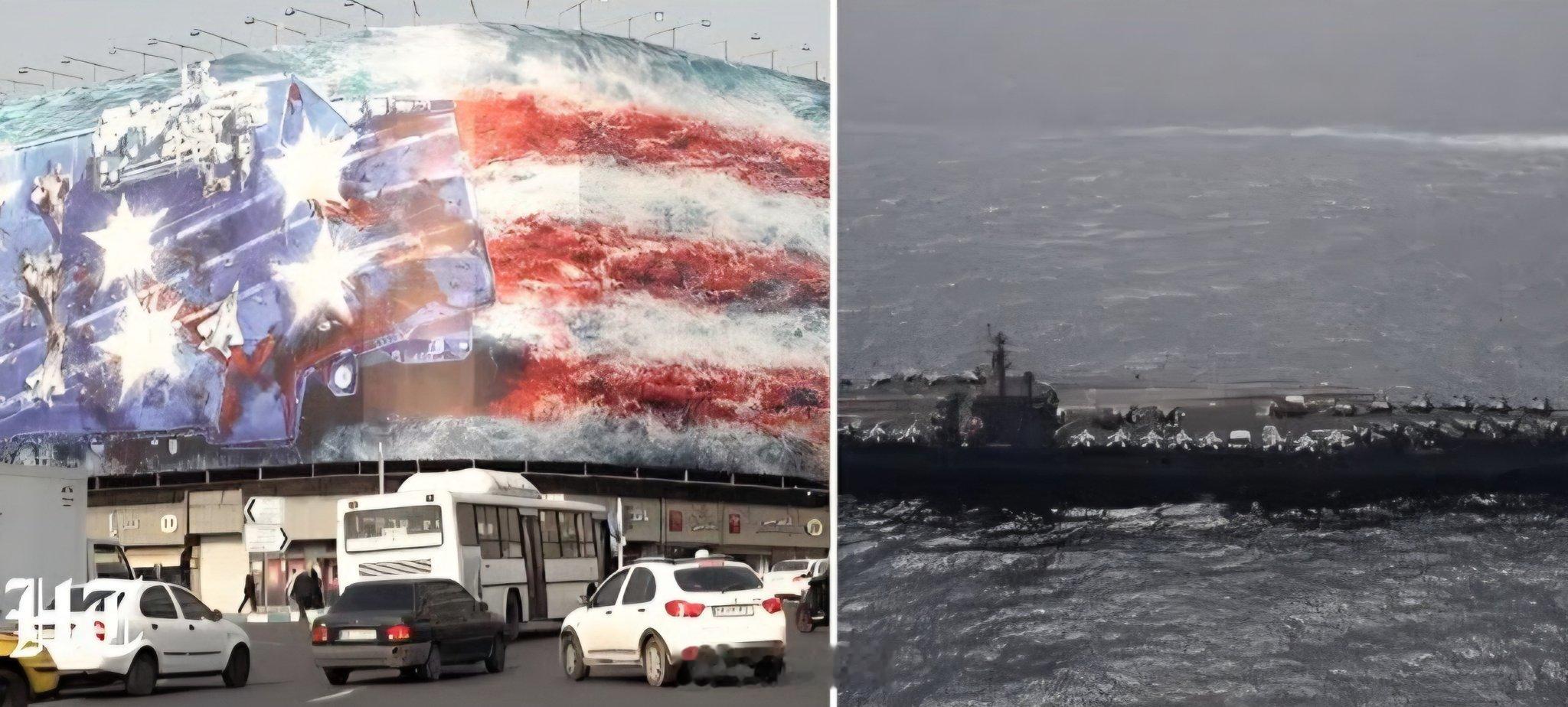 伊朗伊斯兰革命卫队发言人表示：“如果美国航母进入伊朗海域，我们将别无选择，只能对