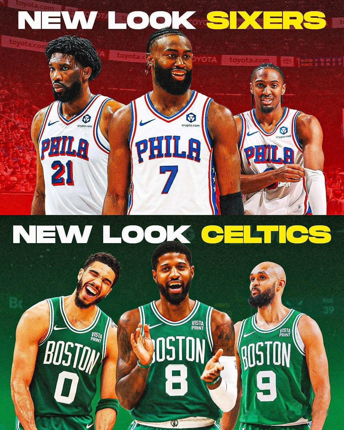 NBA NBA 的格局变化快得惊人 😮仅仅两年前，塔图姆（Tatum）和布朗（