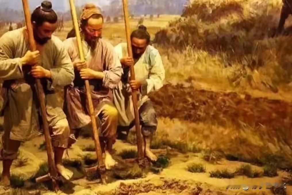 古代人口增长的结果在一个村庄里是显而易见的。
一个老人，回到村里，感叹半个世纪以