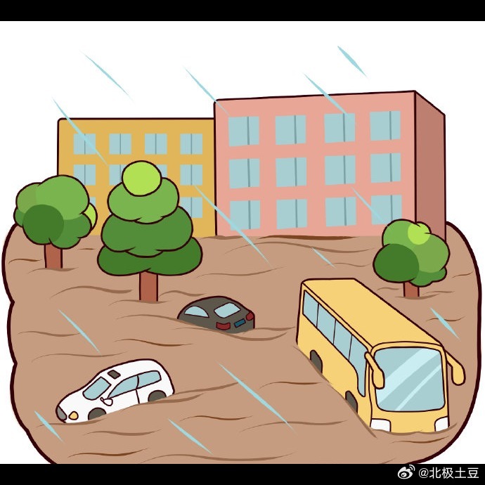 🌧️ 台风残留水汽带来的这波强降雨还没收尾，暴雨天真的一点侥幸心理都别有。去年