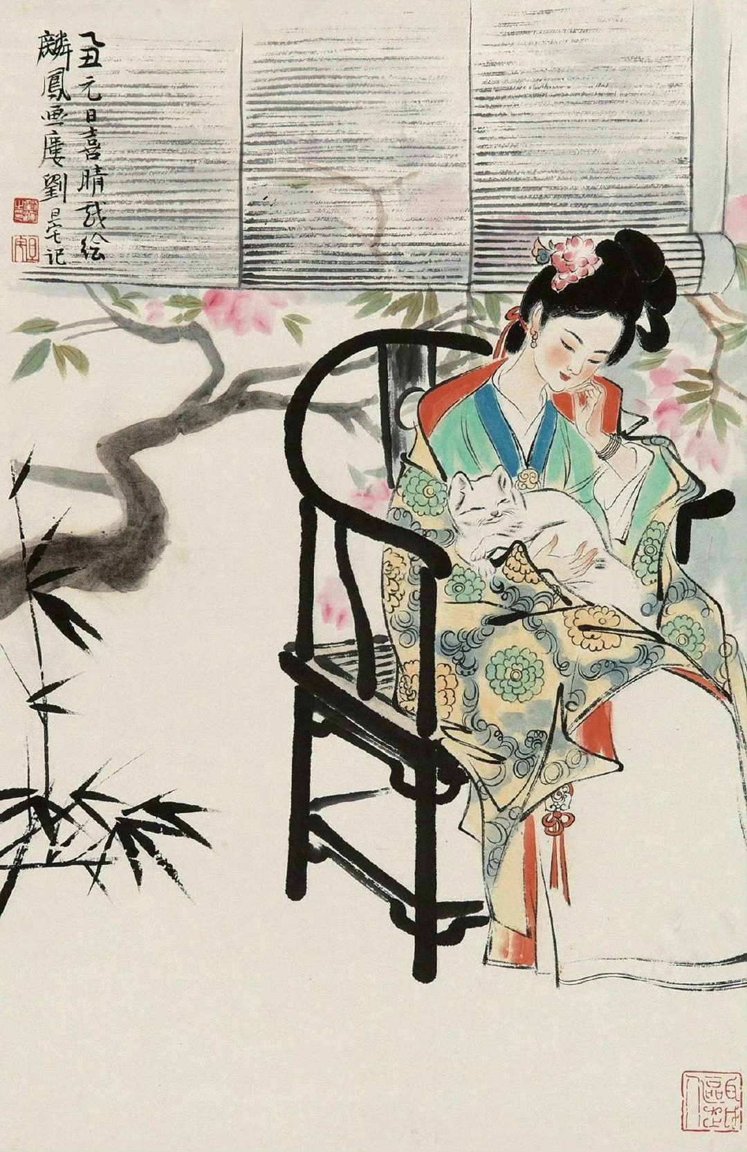 刘旦宅笔下仕女，生动雅健，古朴脱俗！刘旦宅（1931-2011）原名浑，又名小粟