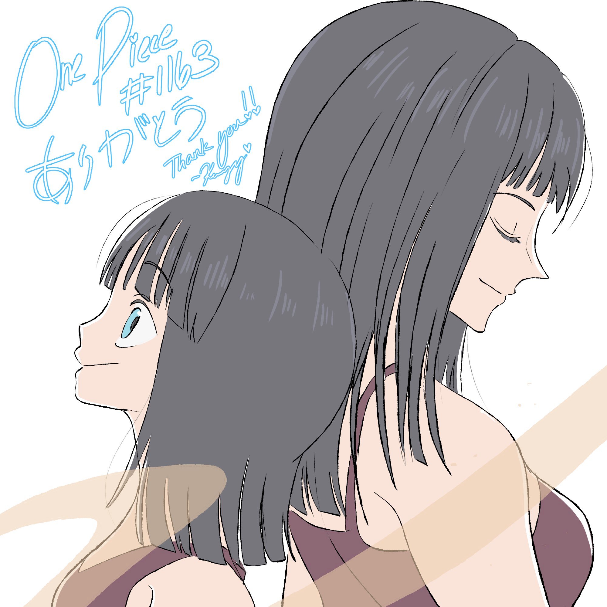 海贼王 【本田快讯】（合集）动画1163集播放完毕，原画师发来感谢绘！图顺：Ke