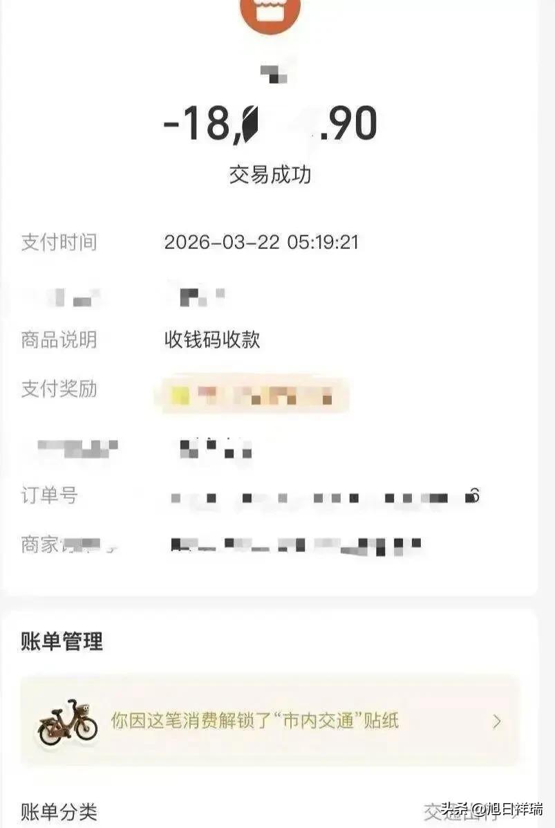 同学聚会喝了点酒，武汉女子18元打车费错付成18800元！一天后才发现报警，辅警