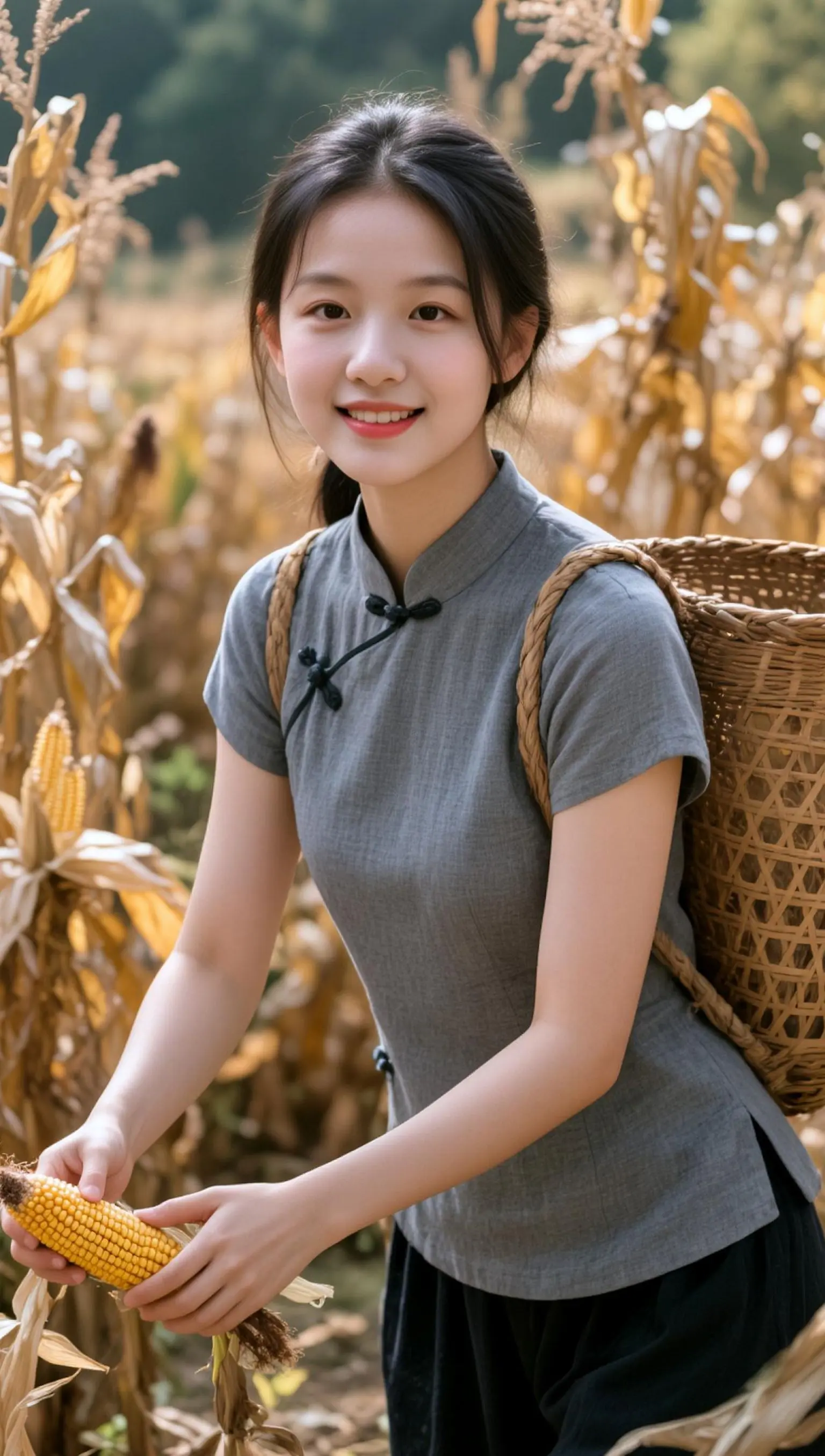 AI田园风写真 ai创作