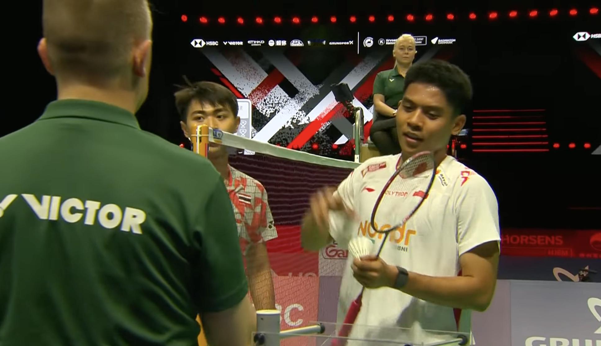 1号场地【汤杯D组：印尼🇮🇩 3-2 🇹🇭泰国】一单：乔纳坦🇮🇩 1
