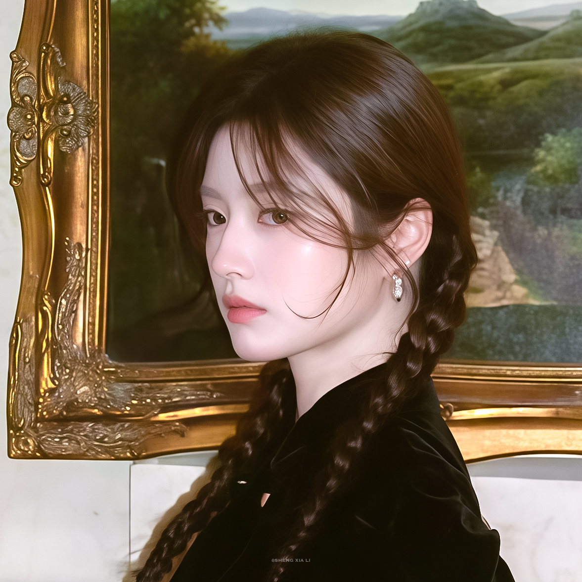 徐若晗 🗝️🌠·头像壁纸更新～徐若晗特意梳了叶平君的辫子 ​​​