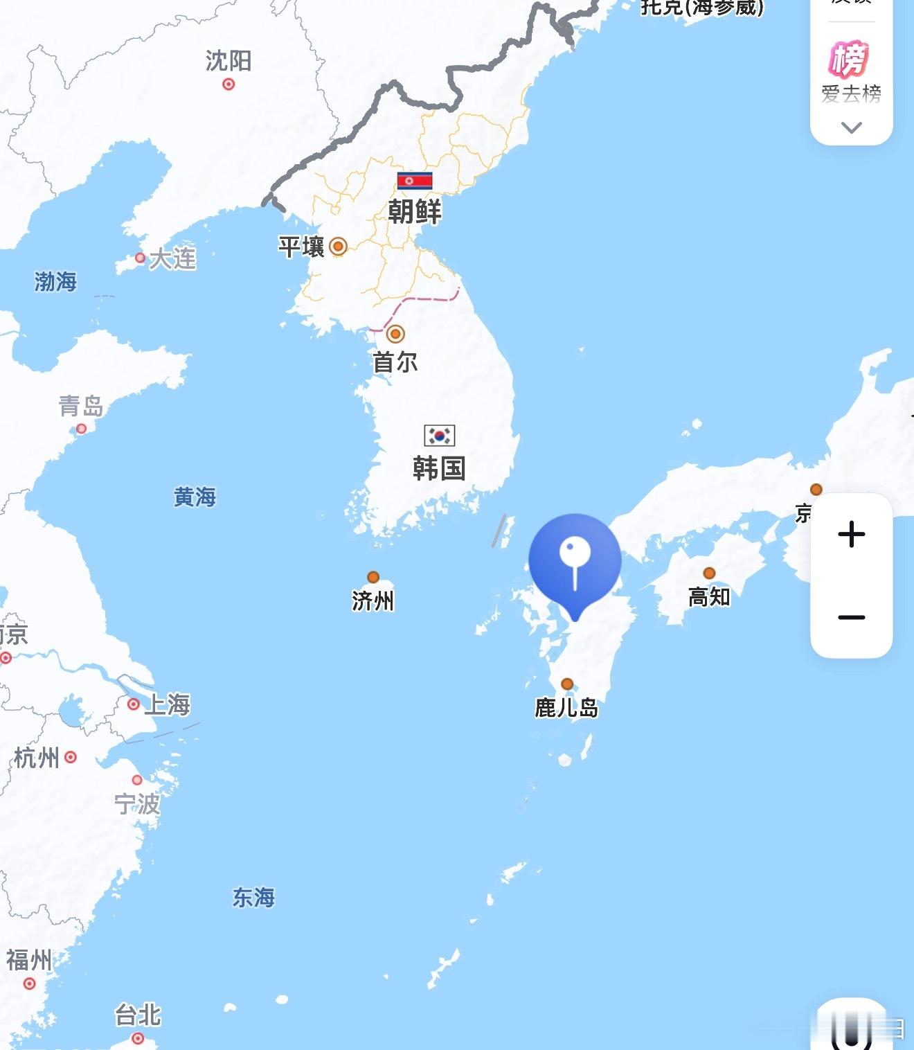 日本地震熊本在日本九州这地方其实离上海也不远，直线距离880公里比上海到北京要近