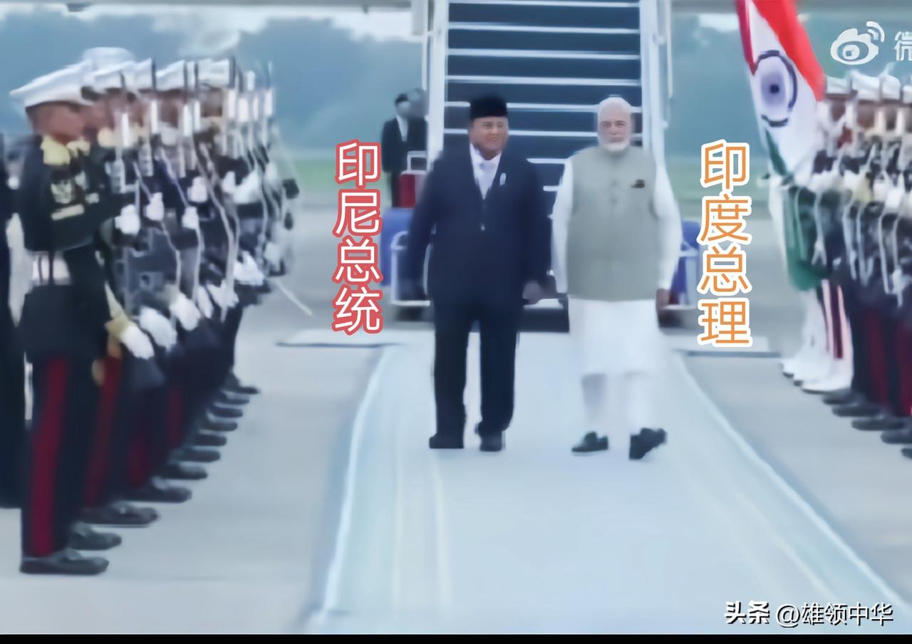 极其少见的迎接模式，我们通常见到东道主官员前去机场迎接客国官员时，级别是低于对方