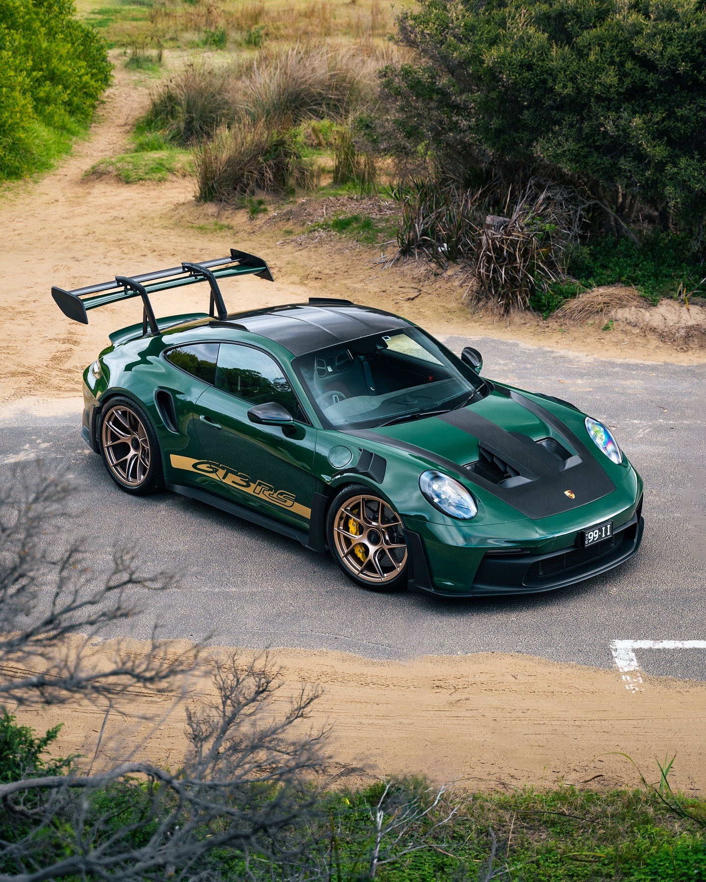 992 GT3 RS 英国赛车绿 ​​​