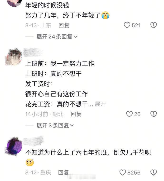 现在打工人的精神状态 ​​​