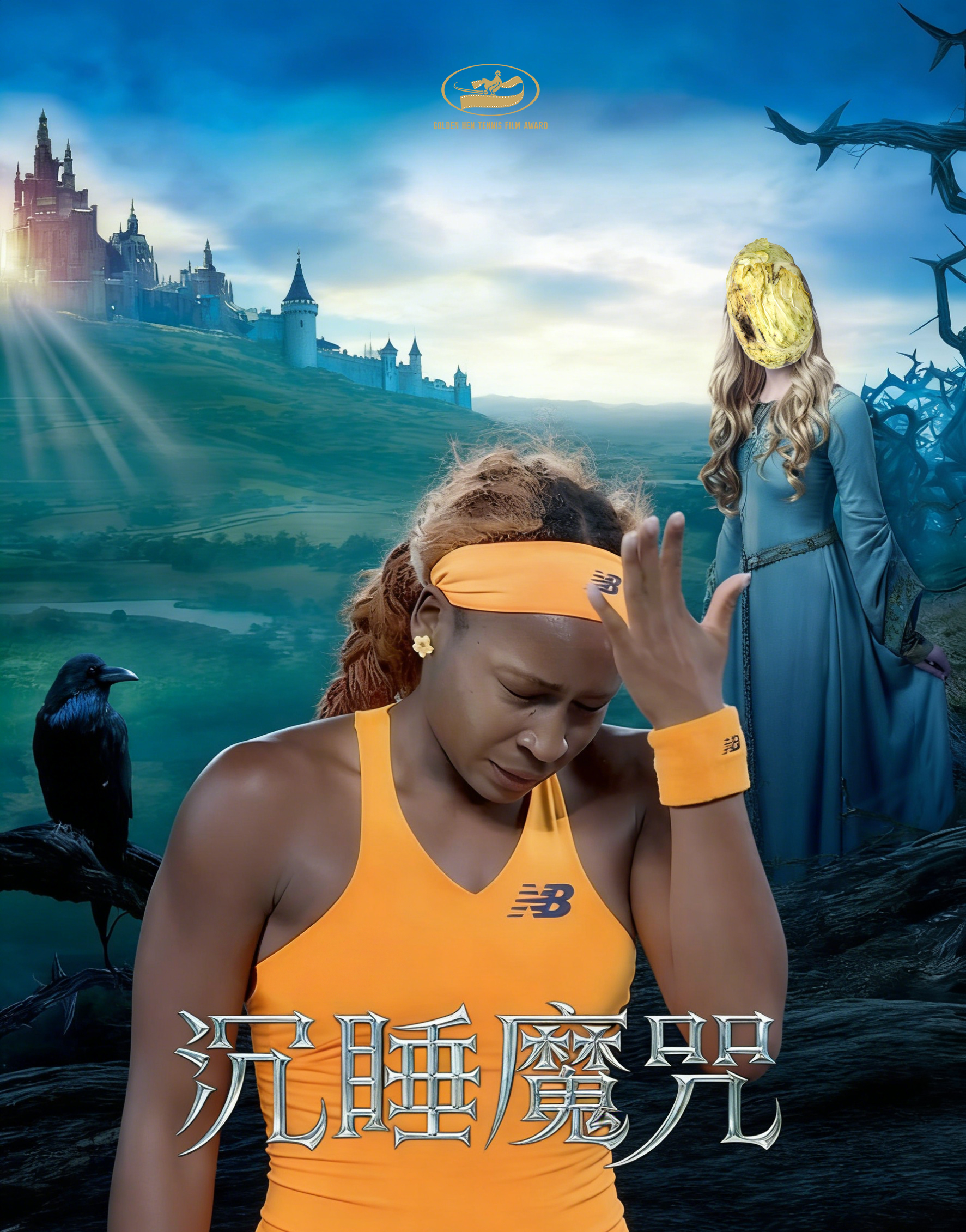 澳网女单1/4决赛，高芙全场灾难级发挥，1-6/2-6被斯维托丽娜横扫，连续两年