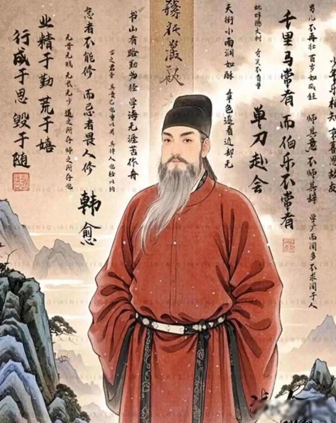 唐宋八大家老大，却靠写遗书求职！韩愈：我狠起来连鳄鱼都不放过
韩愈这个名字，总让