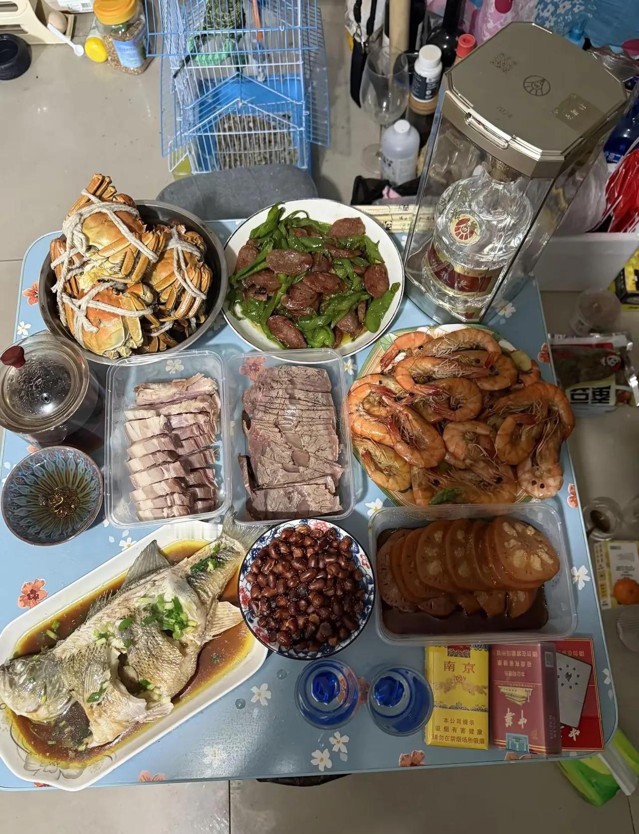 两个单身汉的晚餐，这放全国能算是什么样子的水平？