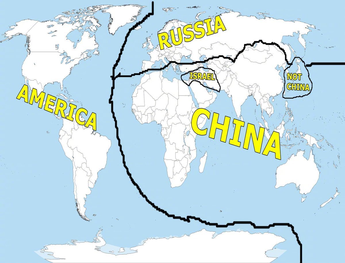 这是特朗普理想中的地球吗？三分天下，美中俄三国鼎立？ 