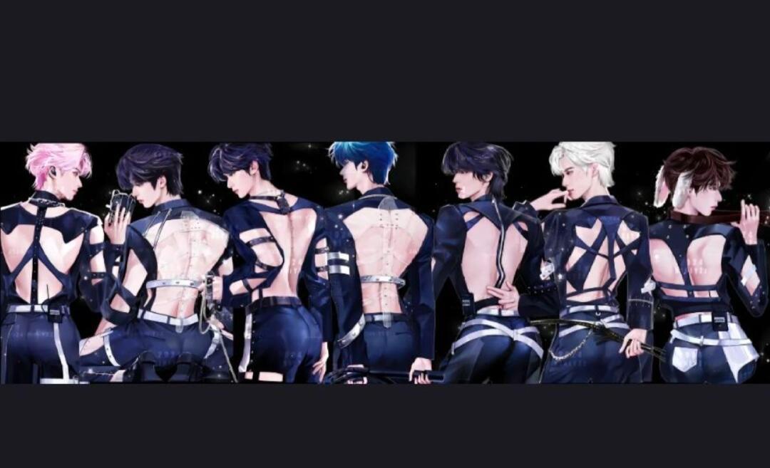 时代少年团全员露背漫画版 这是深夜该看的[送花花] ​​​