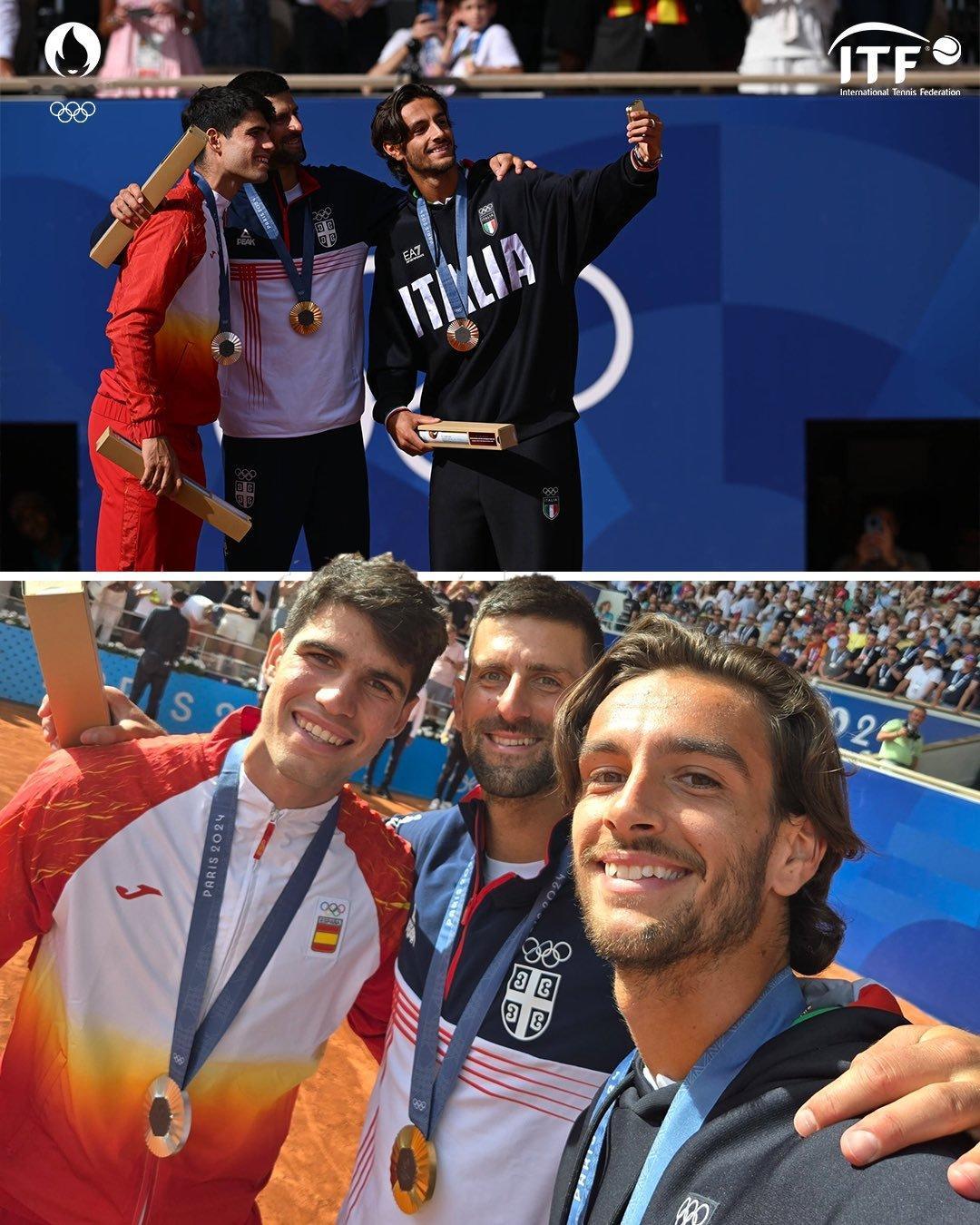 #美网2024# 挺邪门的一个数据：在德约科维奇爆冷输球之后，巴黎奥运会的男单金