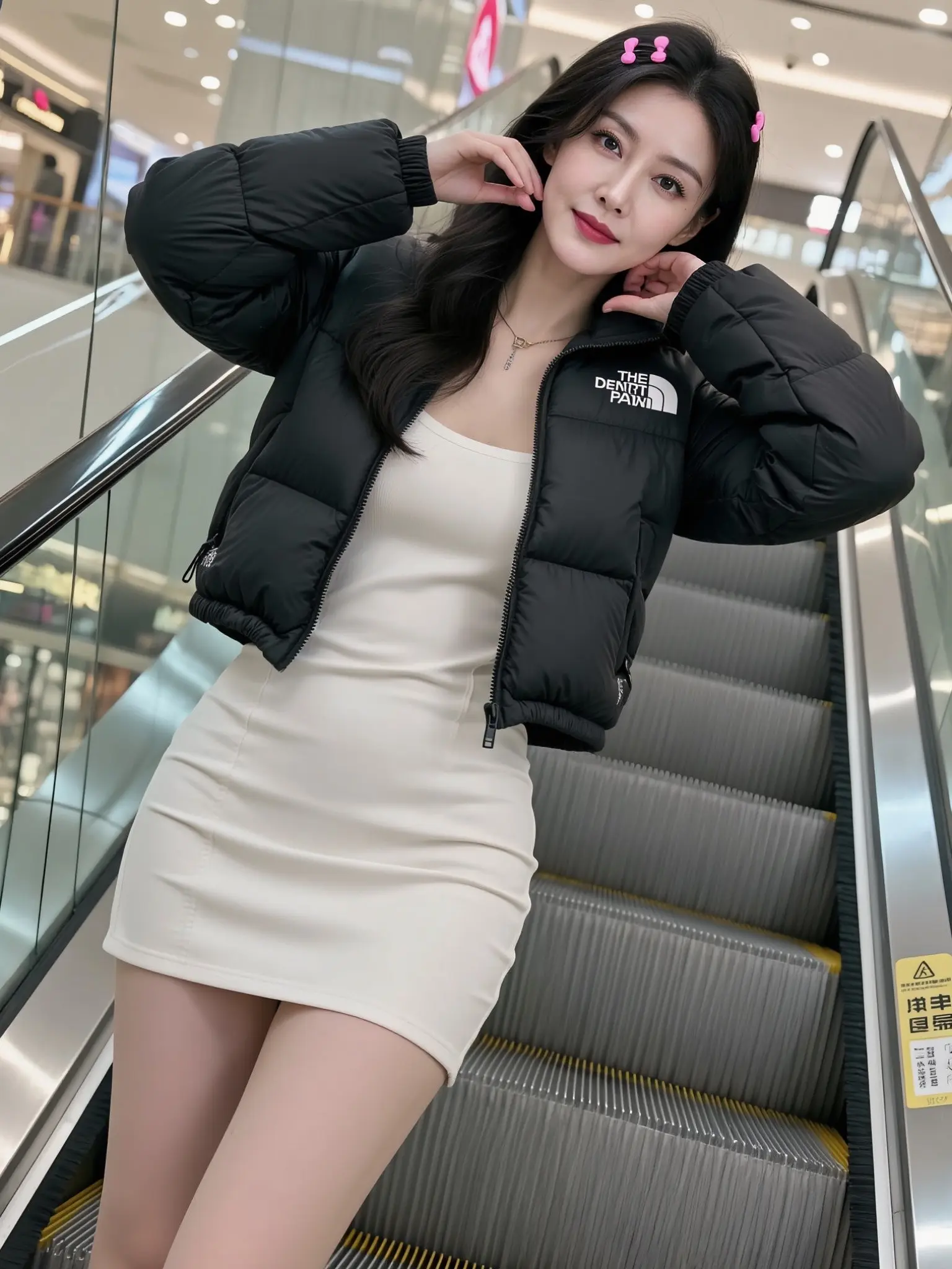 AI商场甜妹照 ai创作