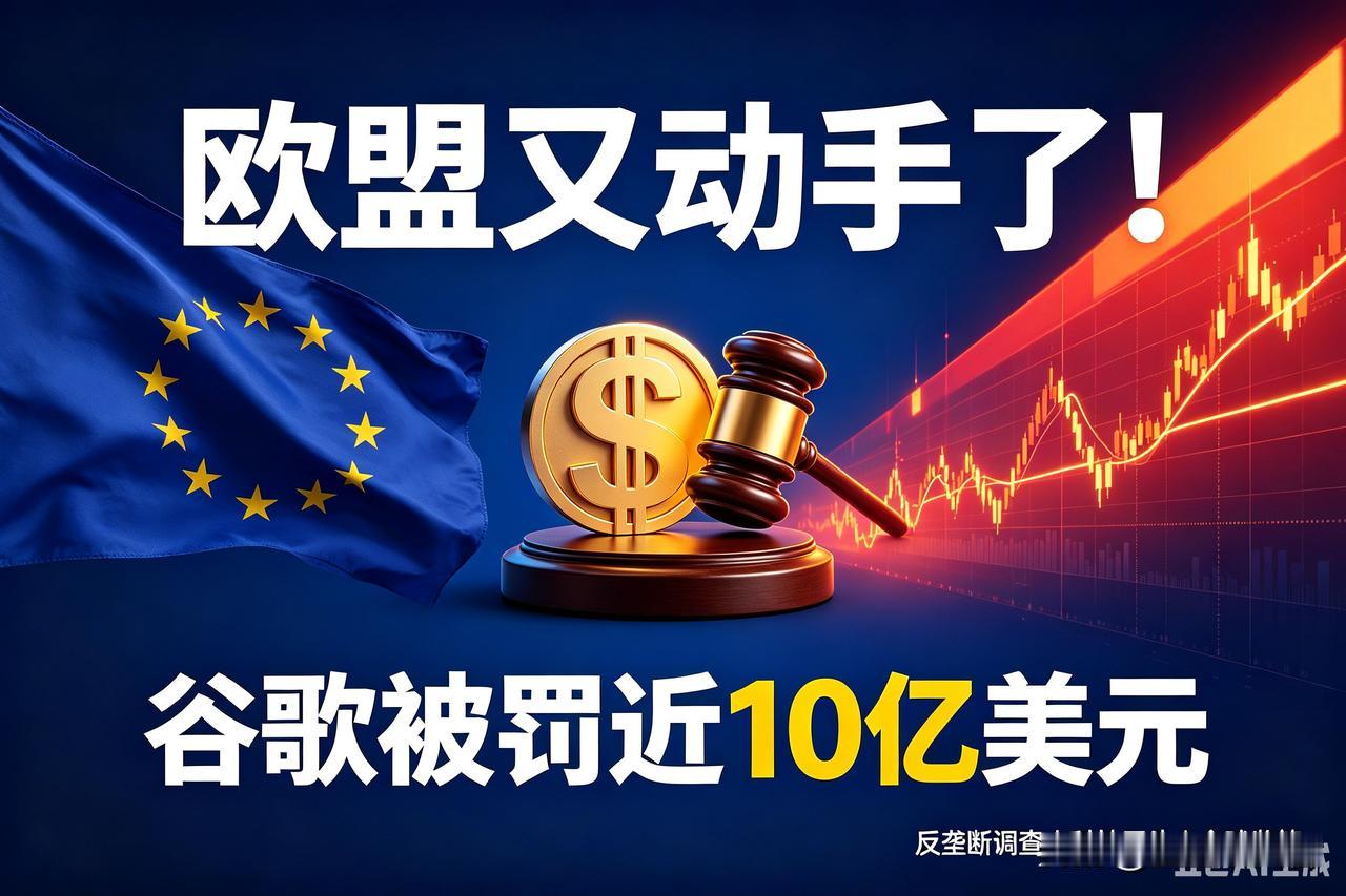 💥欧盟又动手了！谷歌被罚近10亿美元，这次是DMA新规首次亮剑！

7月23日