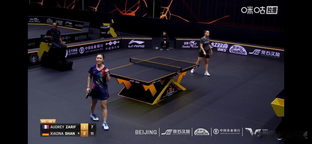 WTT中国大满贯2026丨女单资格赛最终轮
德国华裔选手单晓娜🇩🇪3-1奥黛