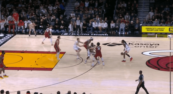 4次轮加盟森林狼！回顾多森姆赛季最佳一役，对阵热火高效29+9+8P1和威金斯的