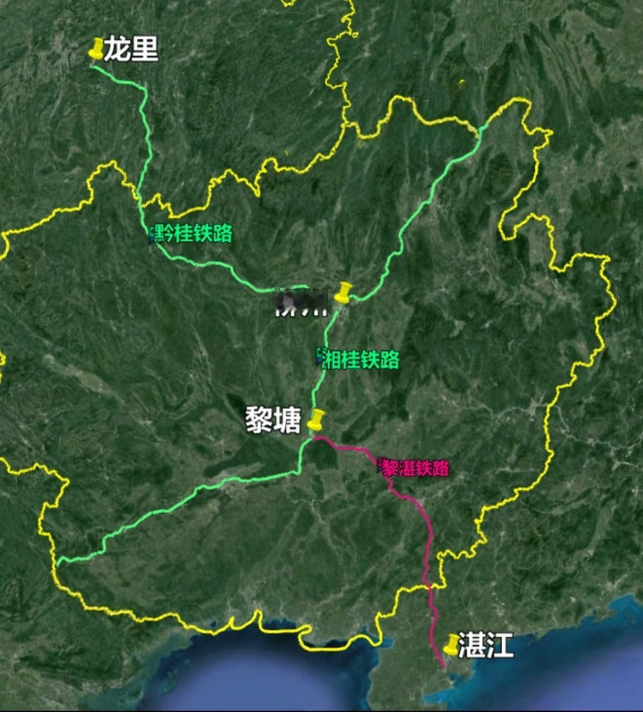 抢建速度最快的第一条铁路干线：黎湛铁路。
黎湛铁路（广西黎塘至广东湛江）1954