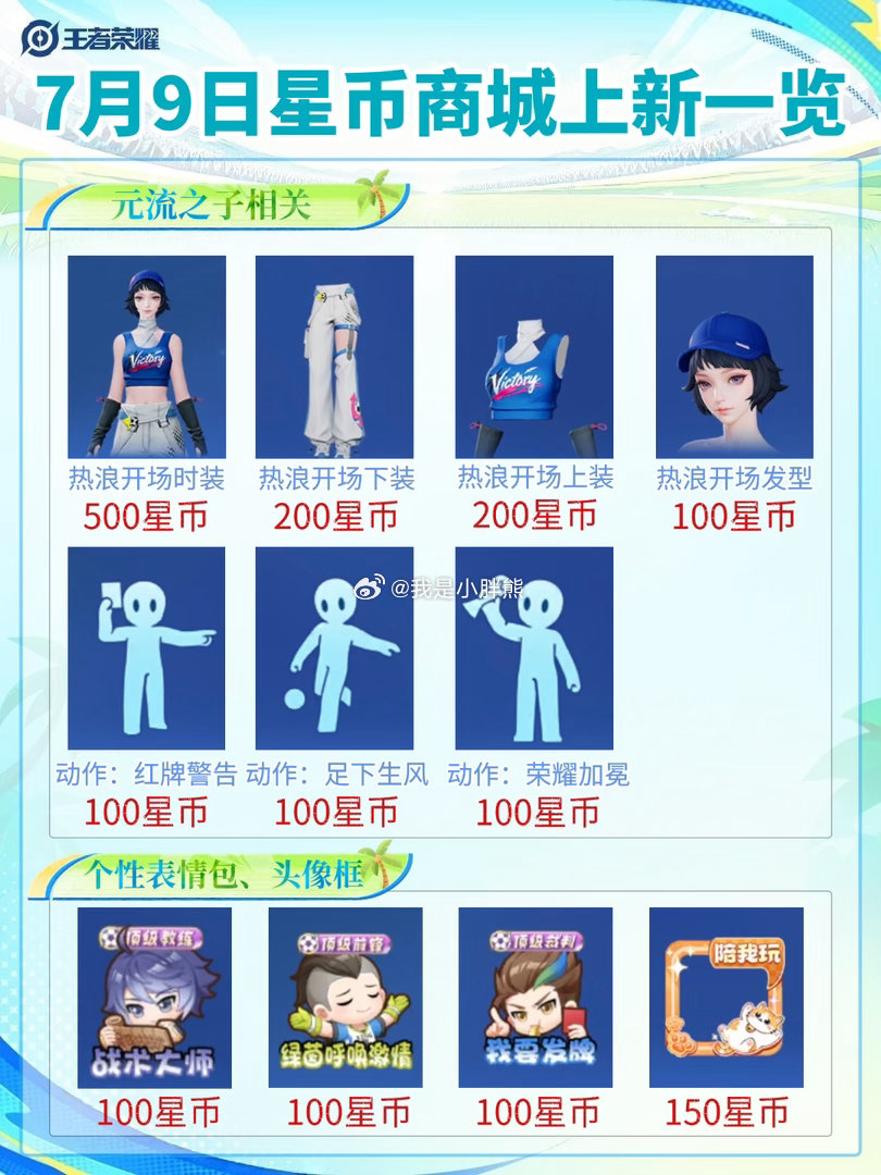 星币商城上新的这些头像框和表情包，你们都换了没有？王者荣耀