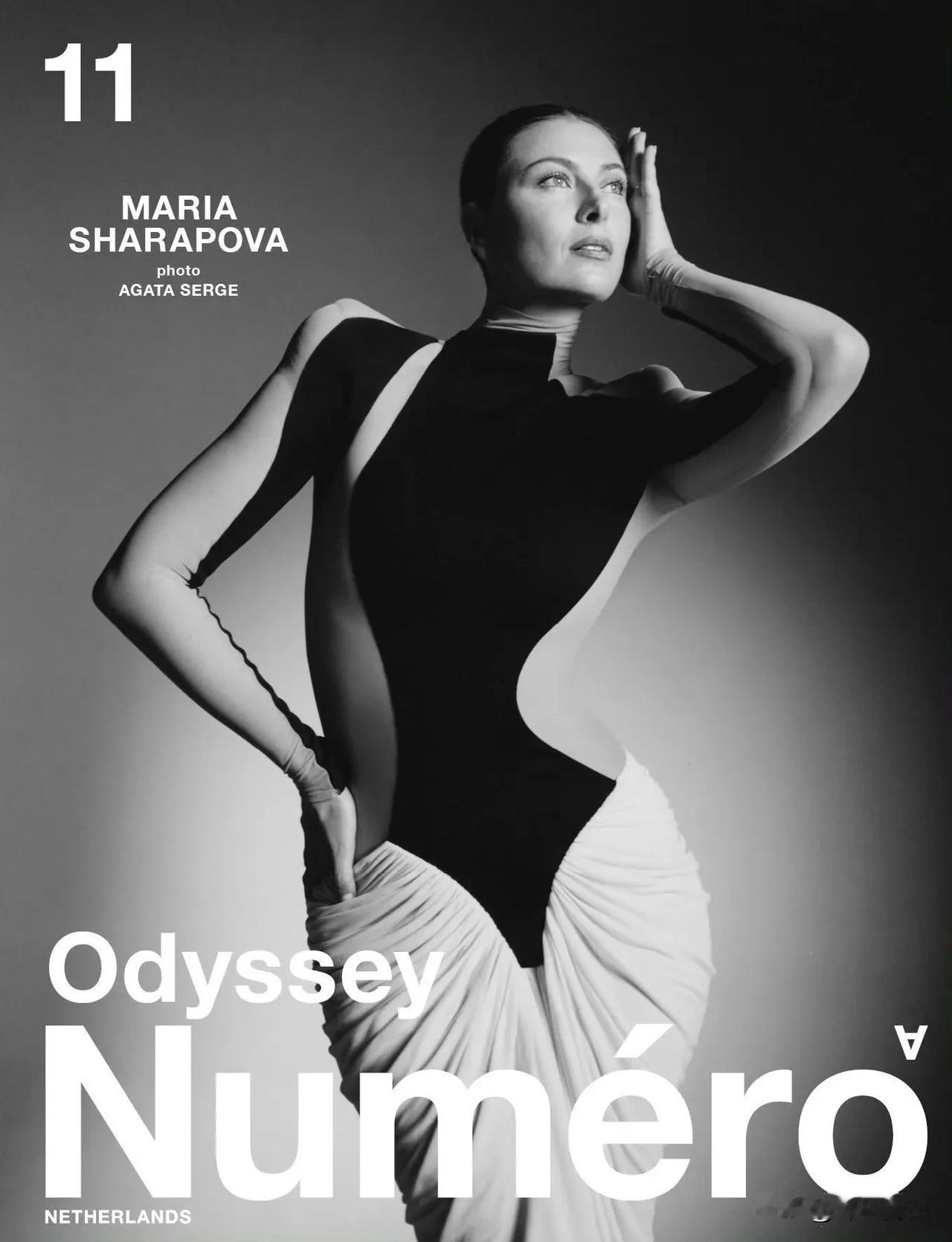 莎娃的杂志封面照，气场强大，她的照片仿佛每一张都写着“姐就是女王”。想到叶卡捷琳