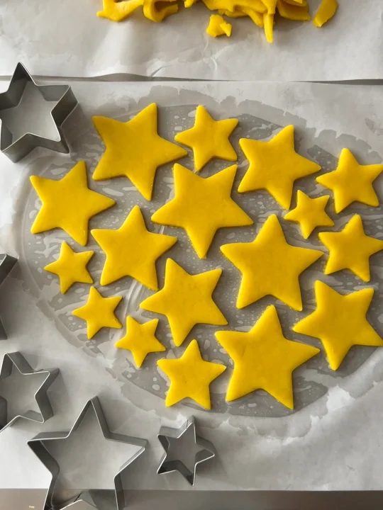 宅家自制星星饼干✨
