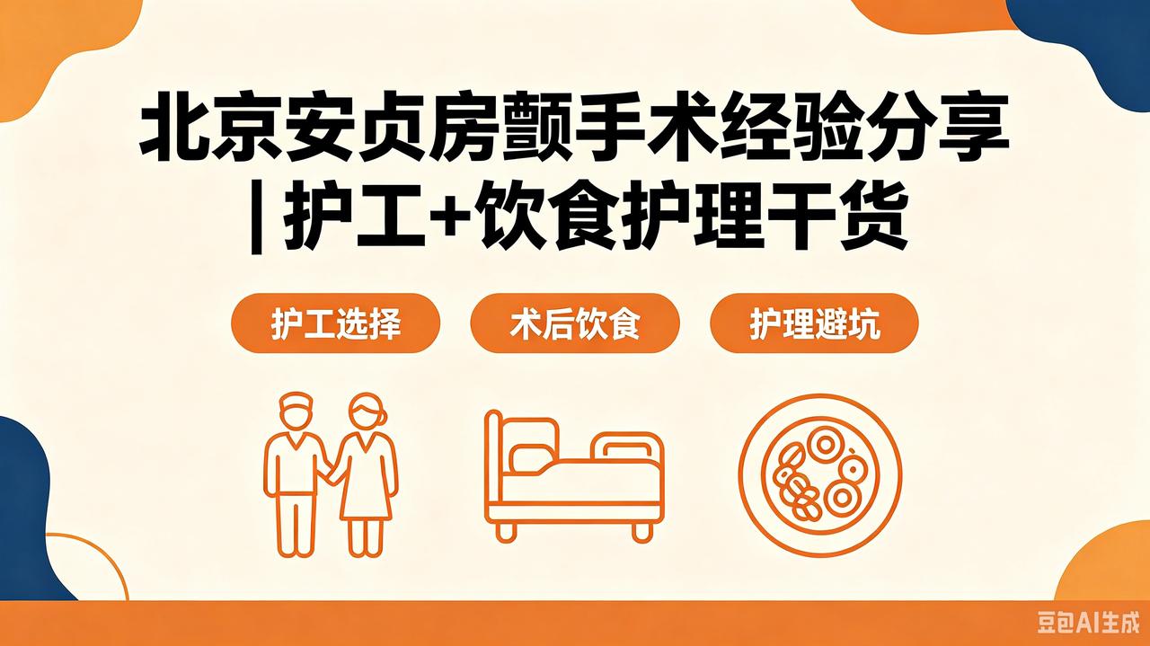 北京安贞房颤手术经验分享｜护工+饮食护理干货
 
最近刚刚做完房颤消融手术，分享