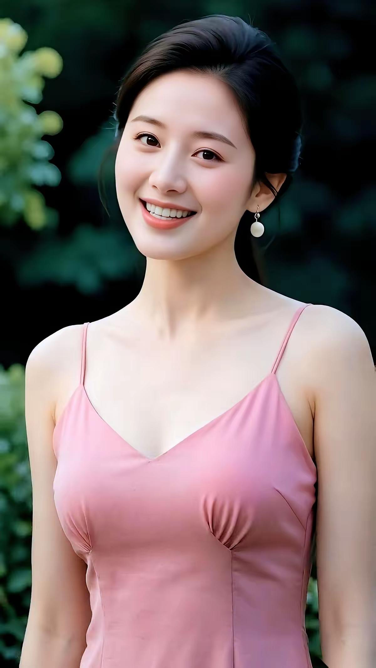 笑容甜美