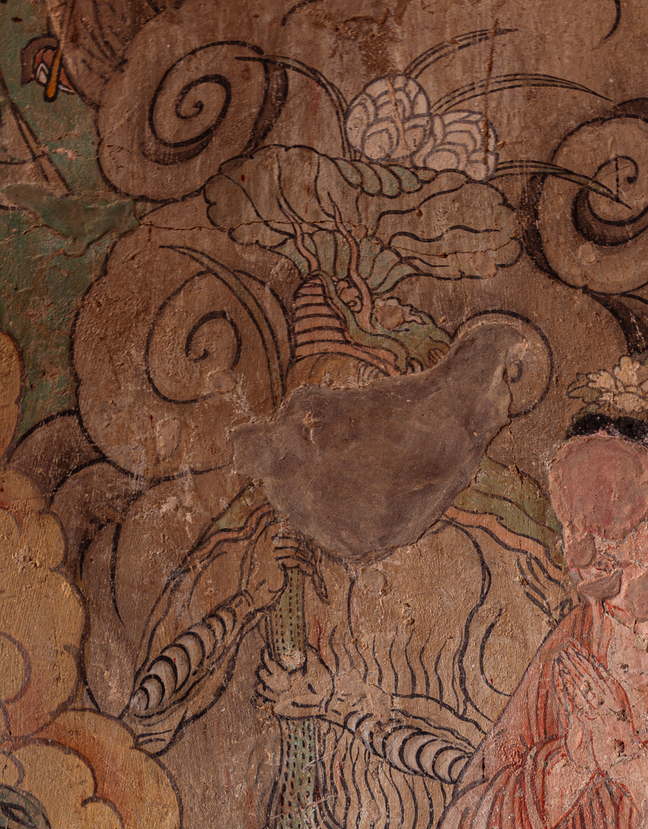 年前看到游戏科学发布的钟馗贺年cg厨房小短片，然后今天在繁峙公主寺就看到这个“山