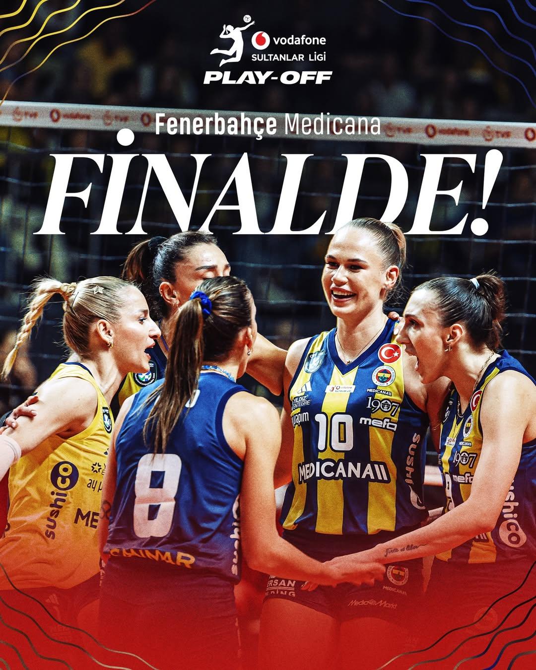 费内巴切晋级土超决赛

2025-2026女排土超半决赛次回合，费内巴切主场3-