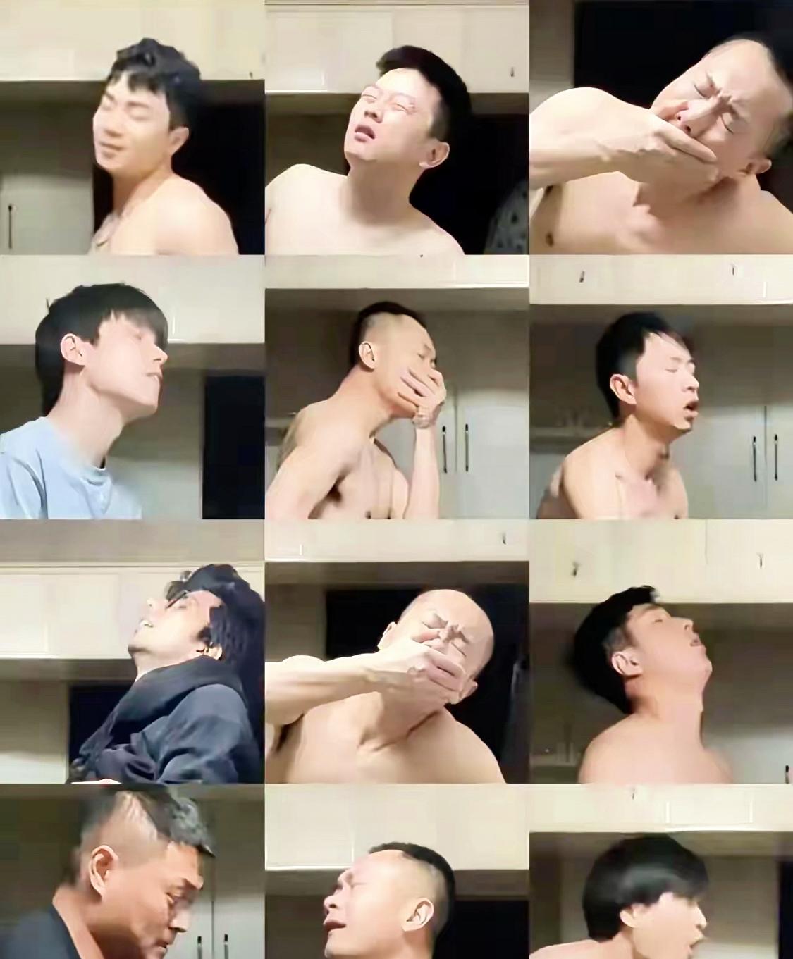 突然发现红姐这些视频，男生基本都是闭着眼睛的，是不是发现了什么？

这群大哥是真