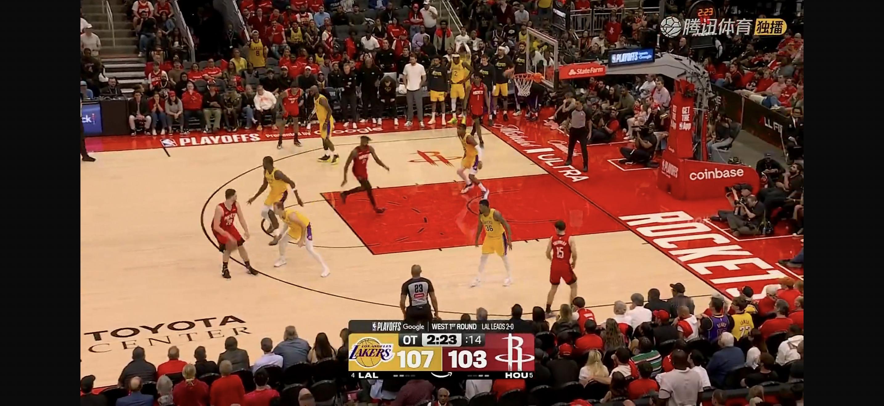 紧张 悸动🥶😬你可一定要完啊……湖人vs火箭 温州