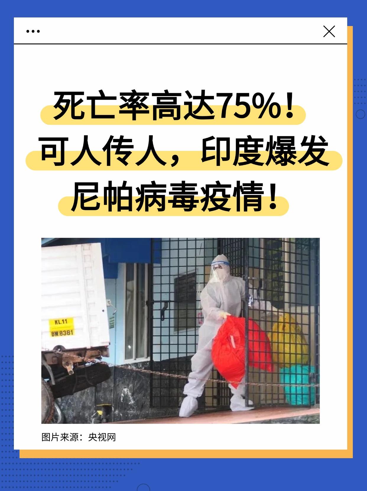 警惕尼帕病毒！这些保命预防法必须知道。