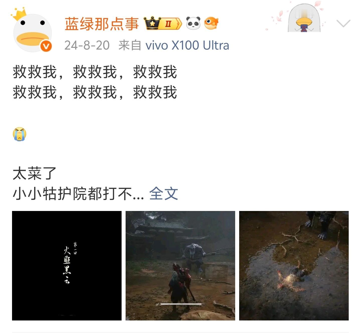 去年的今天我在打『黑神话悟空』我的天～所以今天，黑神话悟空DLC会来吗？会来吗？