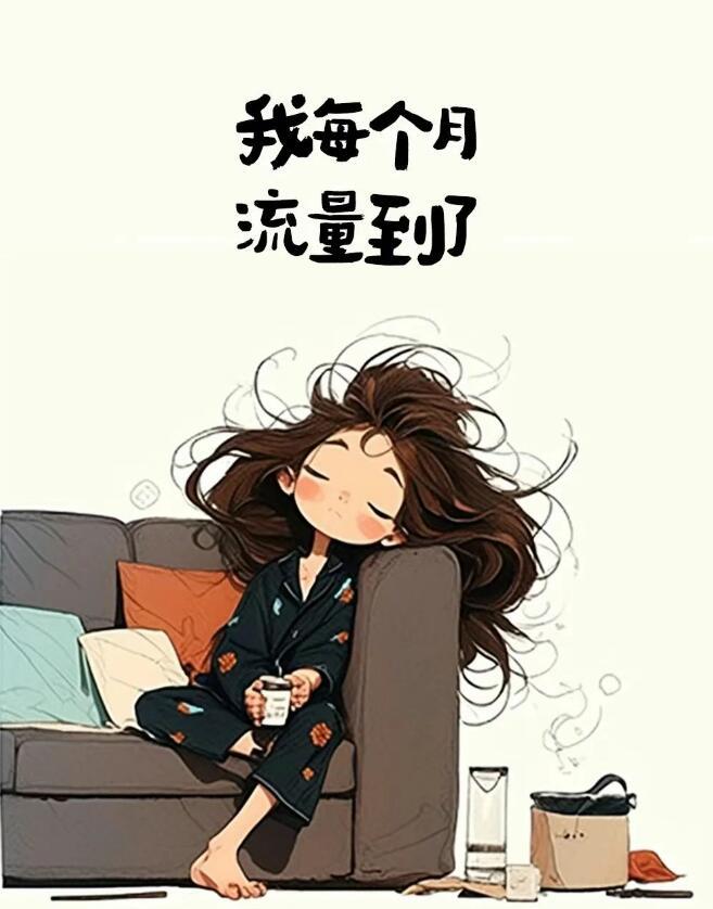 大姨妈终于来了，这次居然迟到了整整10天，我就白白垫了一个礼拜，闷死我了！每天晚