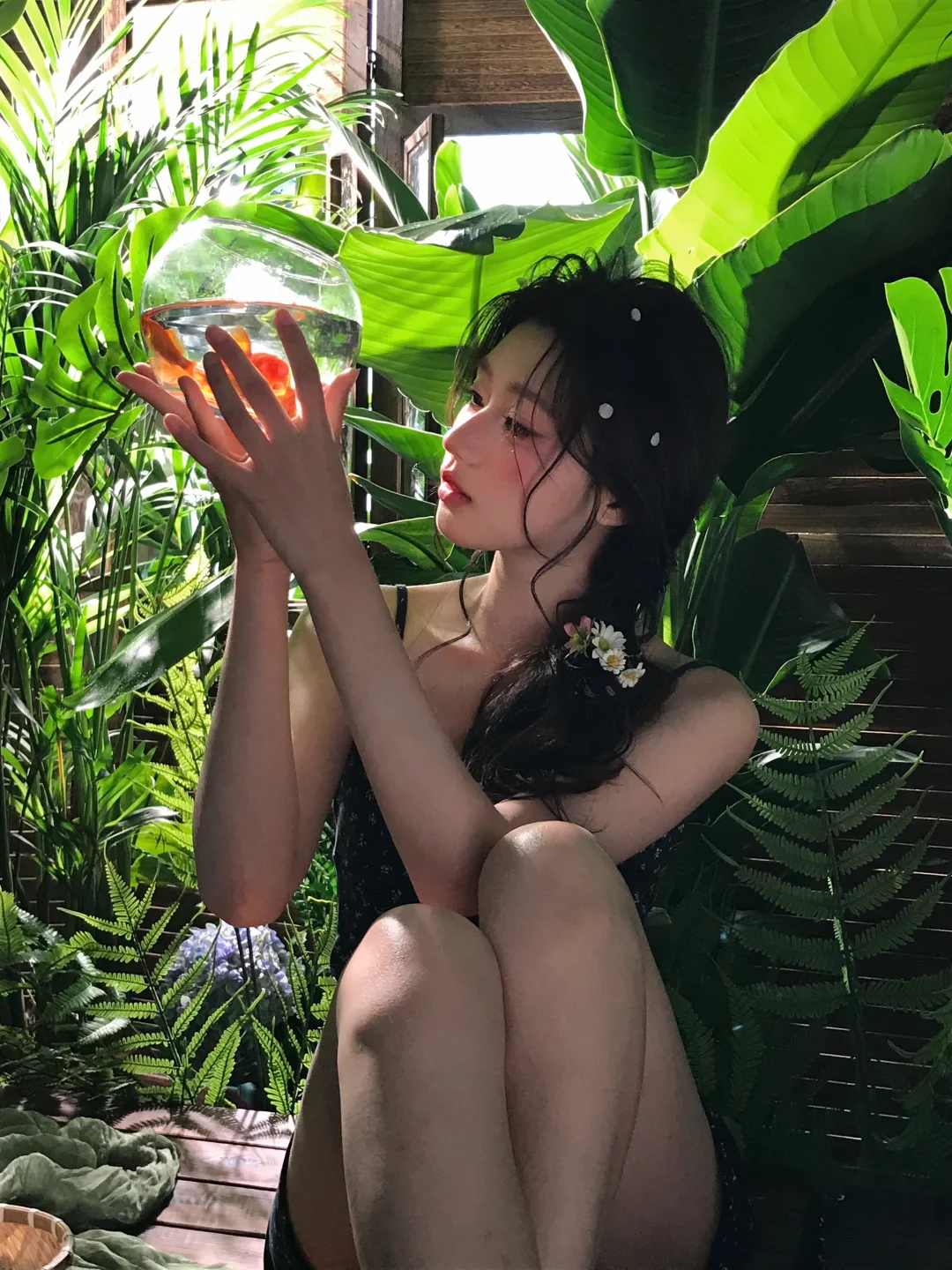 青岛·花絮剧透｜森系黑碎花写真新品上线🍃